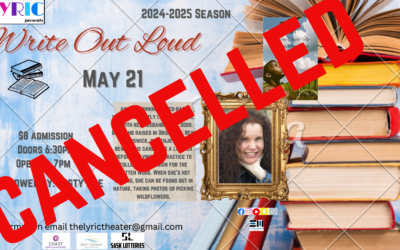 CANCELLED Write Out Loud with Author Misty Rae